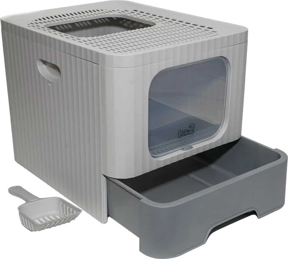 Arenero plegable para gatos